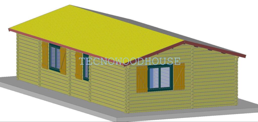 Dettaglio del progetto Blockhouse 60mq