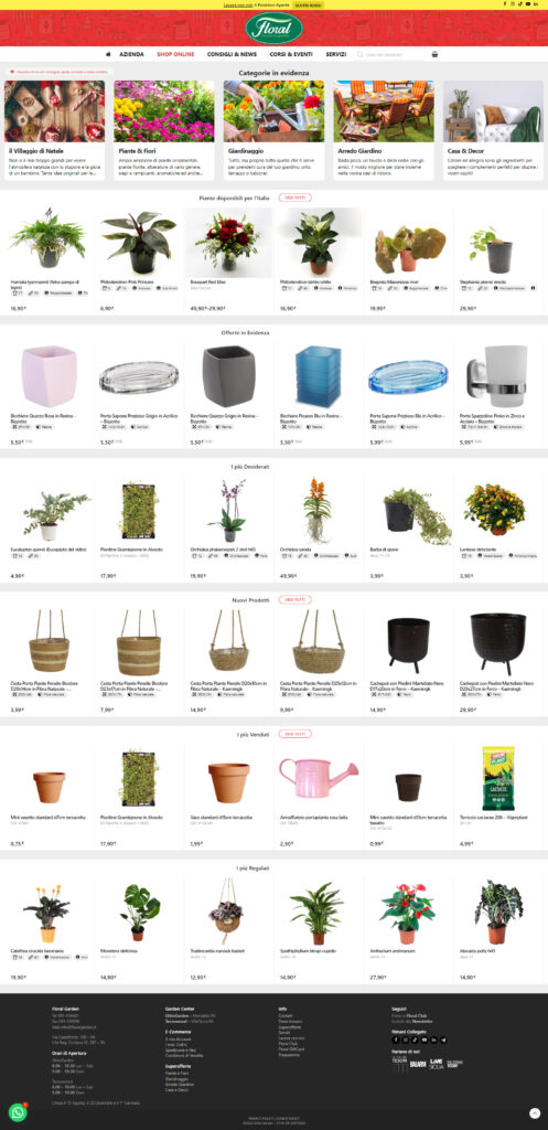Catalogo e shop online FloralGarden